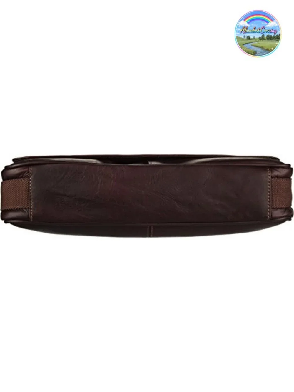 Genuine Full-Grain Leather Messenger Bag for 15.6 inch Laptop